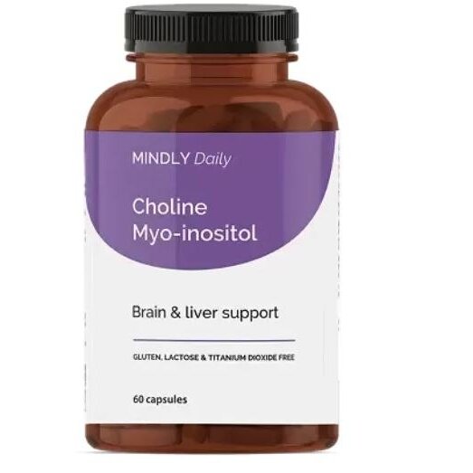 Холин+Мио-инозитол Mindly Daily капсулы 250 мг+250 мг 60 шт.