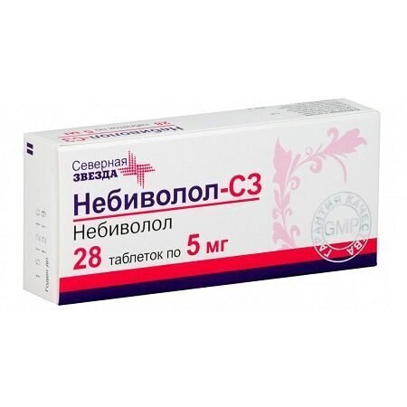 Небиволол-СЗ таблетки 5 мг 28 шт.