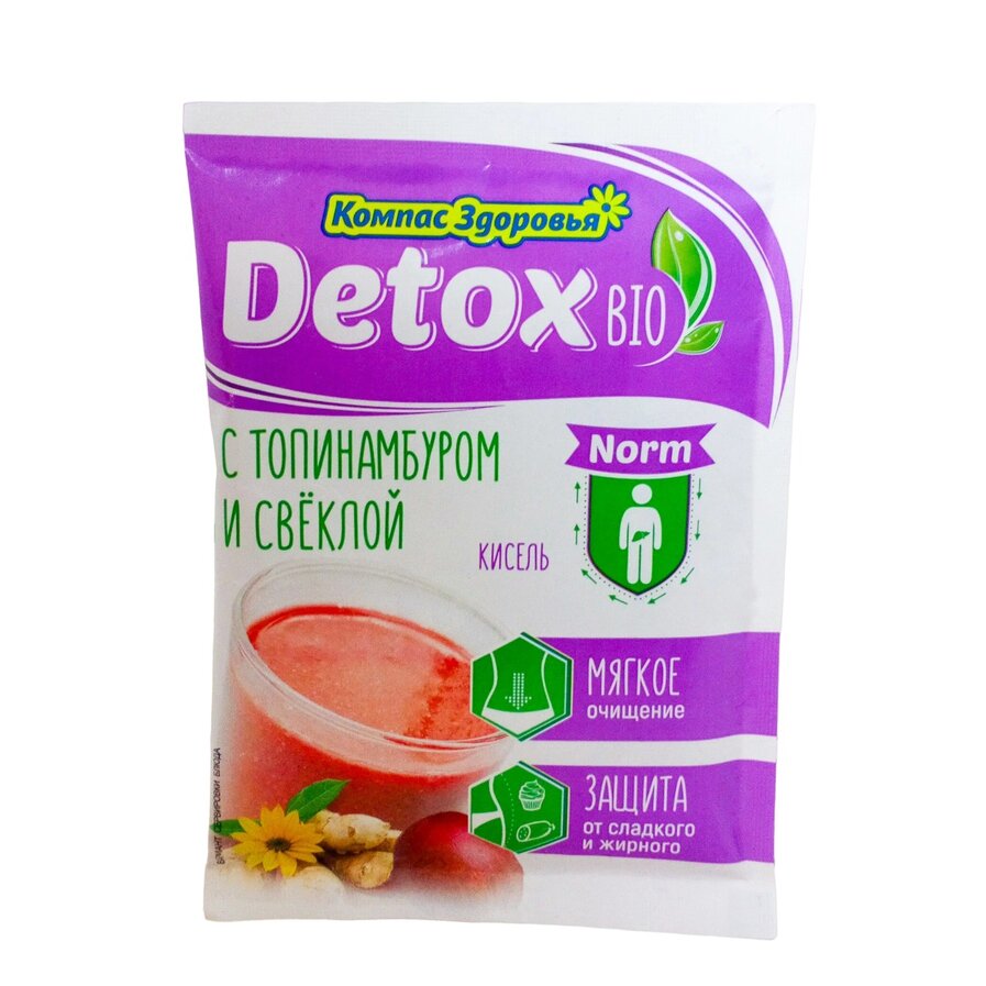 Кисель Компас Здоровья Detox Bio Norm с топинамбуром и свеклой 25 г