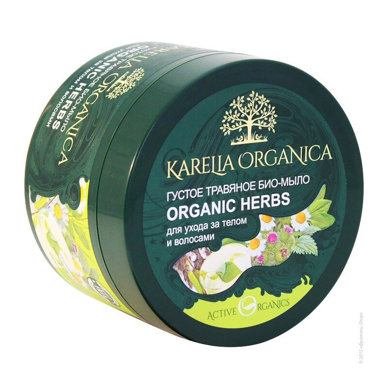 Био-мыло Karelia Organica Organic Herbs густое травяное 500 мл