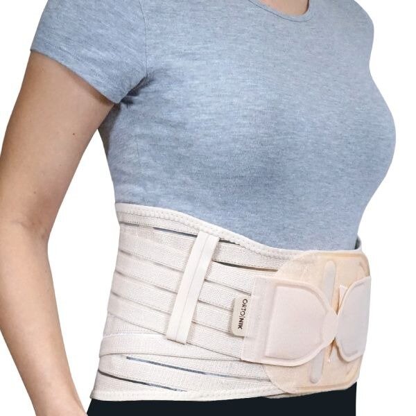 Корсет ортопедический Ortonik ПР-314 противорадикулитный полужесткий с 6 ребрами р.L