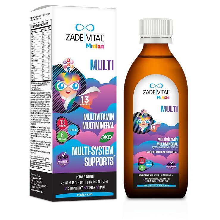 Мульти Заде Витал (Zade Vital) Миниза сироп 150 мл