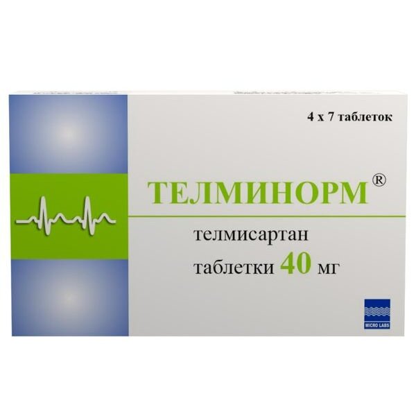 Телминорм таблетки 40 мг 28 шт.