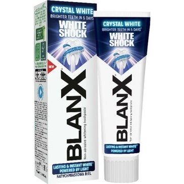 Зубная паста Blanx White Shock Instant White мгновенное отбеливание зубов 75 мл
