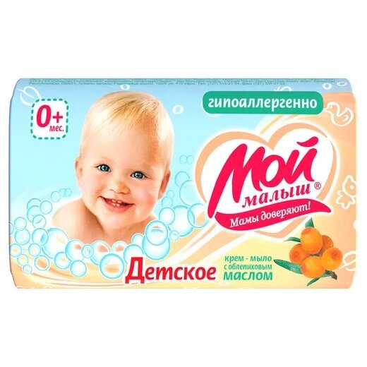 Крем-мыло мой малыш детское Нмжк с облепиховым маслом 100 г