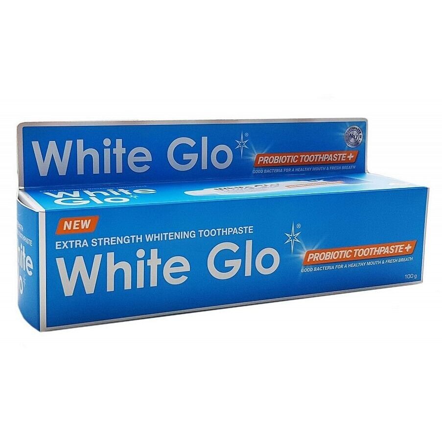 Зубная паста White Glo отбеливающая с пробиотиками туба 100 г