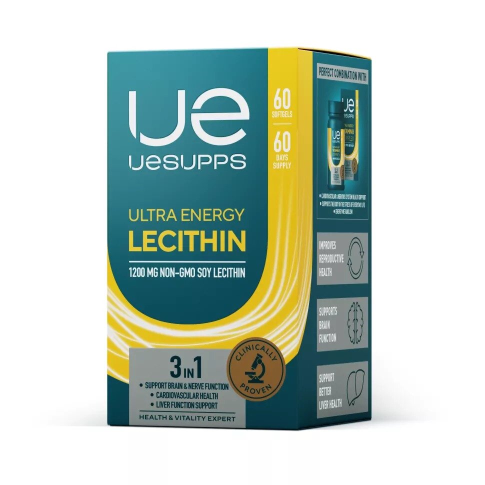 Лецитин Uesupps Ultra Energy капсулы 60 шт.