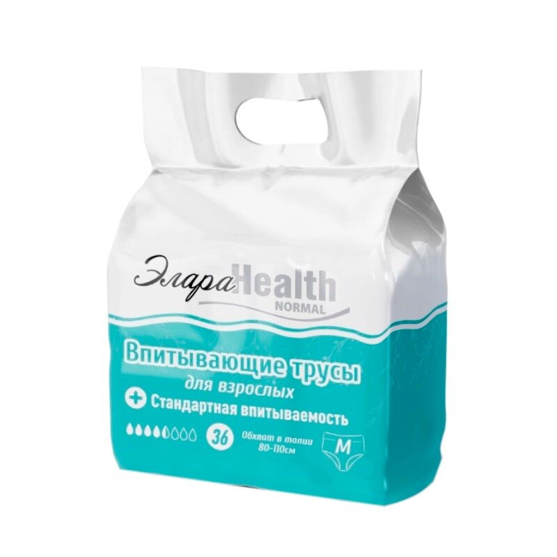 Подгузники-трусики для взрослых Элара Health Normal р.М 10 шт.