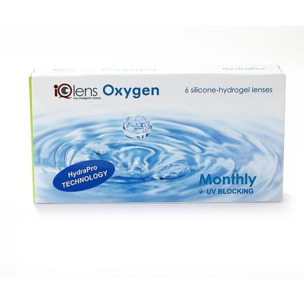 Линзы контактные Iqlens oxygen r8.6 -05.00 6 шт.