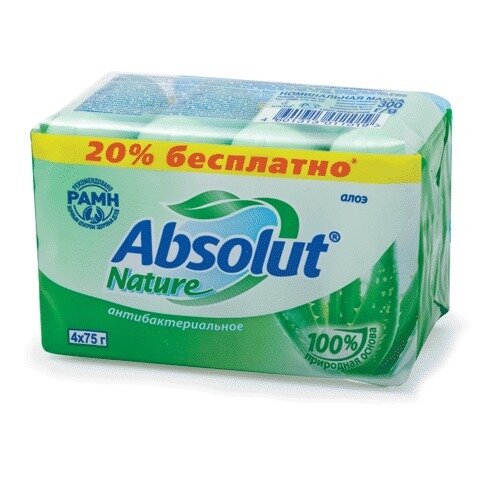 Мыло Absolut FitoGuard алоэ 75 г 4 шт.