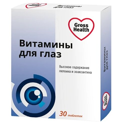 Витамины для глаз Gross Health таблетки 30 шт.