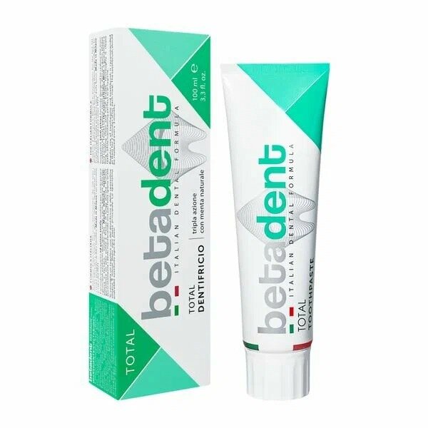 Зубная паста для взрослых Betadent Total 100 мл