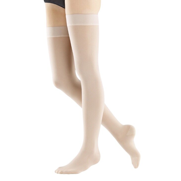 Чулки Bauerfeind VenoTrain pure 2214-AG короткие бежевые З/М 2 класс размер M