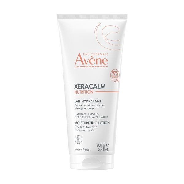 Молочко для лица и тела Avene Nutrition Xeracalm для сухой чувствительной кожи питательное легкое 200 мл