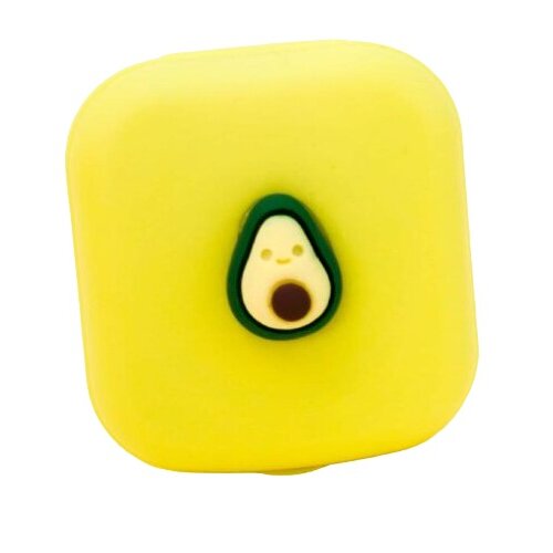 Контейнер Podarkovich Mini Avocado Green для линз мини авокадо квадратный 1 шт.