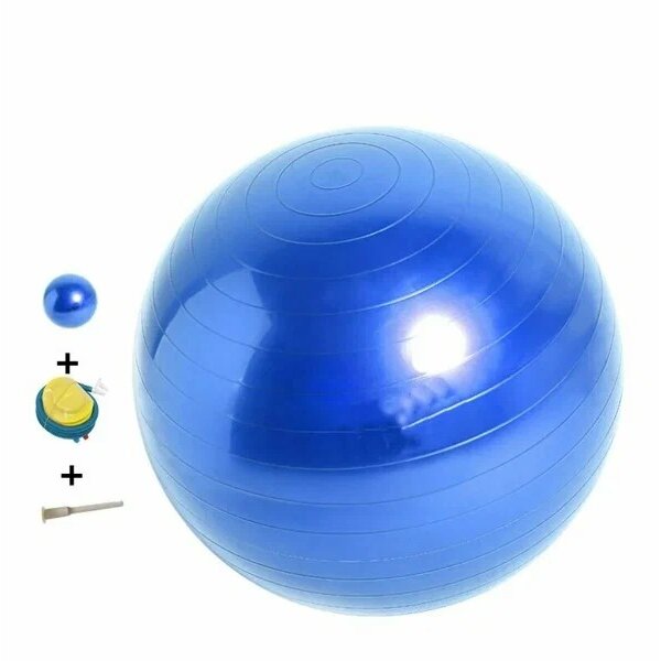 Мяч гимнастический Фитбол Д55см голубой