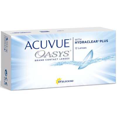 Контактные линзы Acuvue Oasys with Hydraclear Plus -1.00/8.4 12 шт.