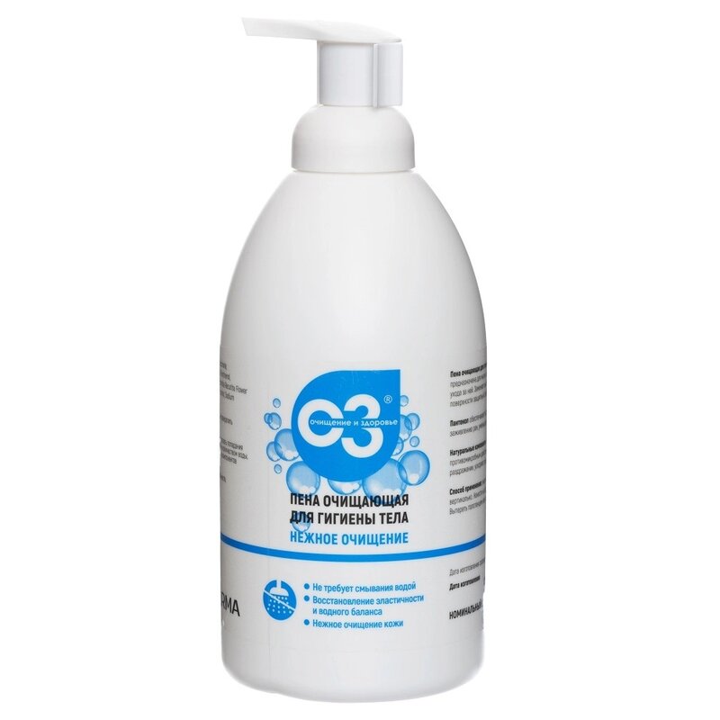 Пена Очищение и Здоровье очищающая для гигиены тела 1000 мл