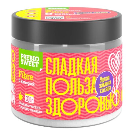 Подсластитель с пребиотиками Prebiosweet Fibre 0 калорий банка 300 г