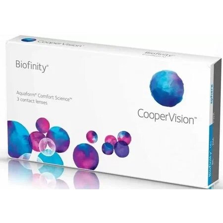 Контактные линзы Cooper Vision Biofinity D -3.75 R 8.6 3 шт x1