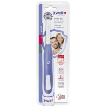 Зубная щетка для взрослых электрическая B.Well PRO-810