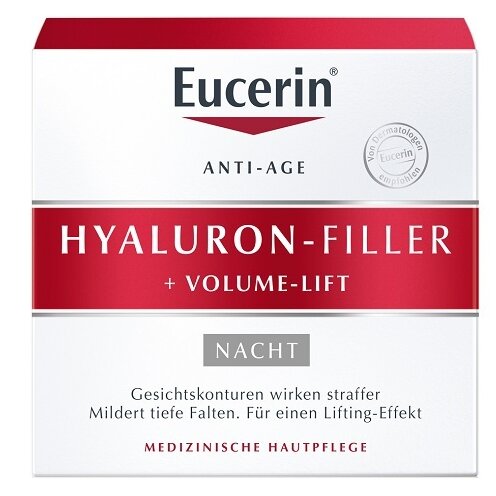 Крем для для ночного ухода Eucerin Hyaluron-Filler+Volume-Lift 50 мл