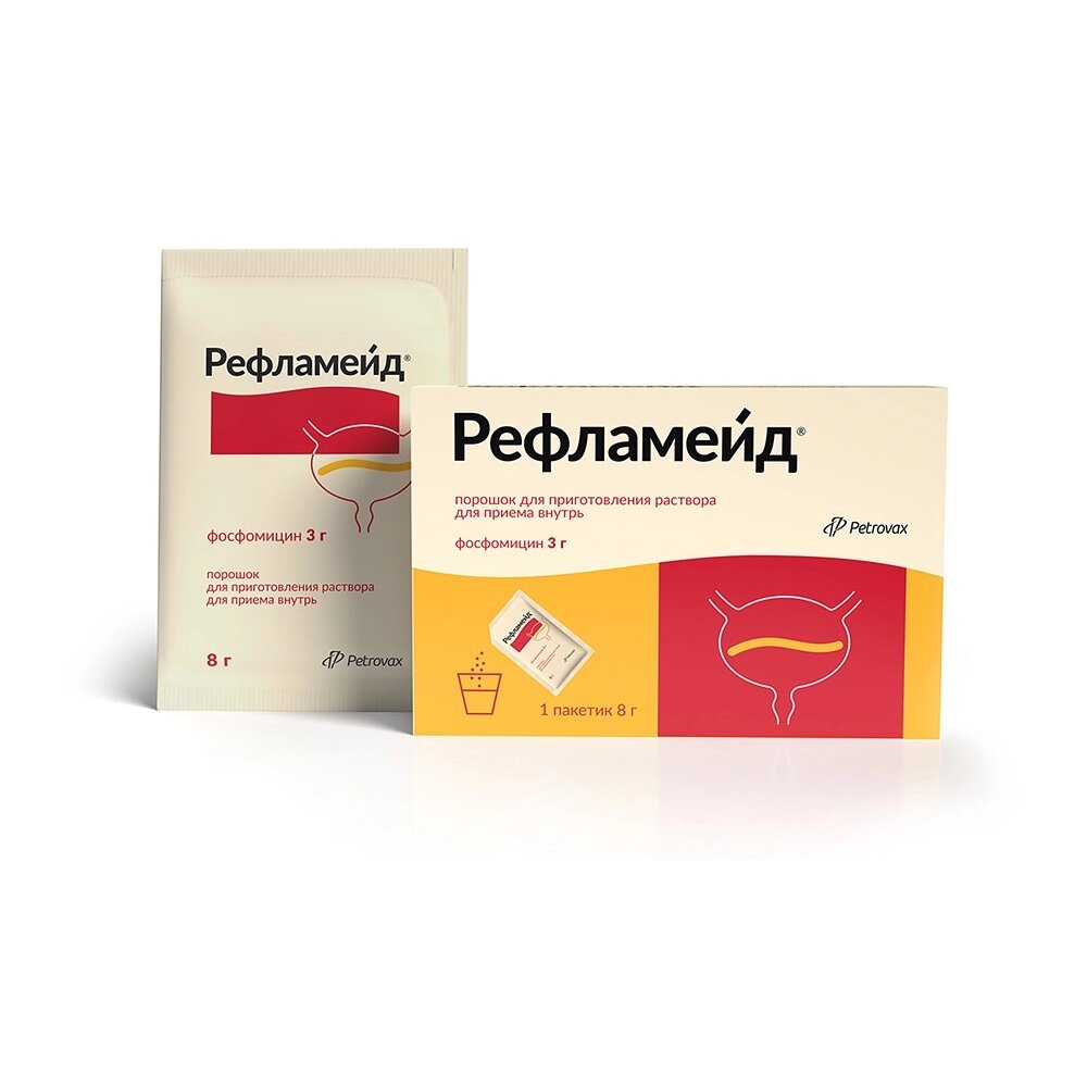 Рефламейд порошок для приготовления раствора для приема внутрь 3 г пакет 1 шт.