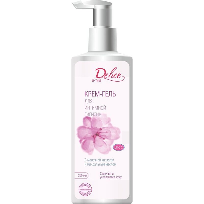 Крем-гель для интимной гигиены Delice 200 мл