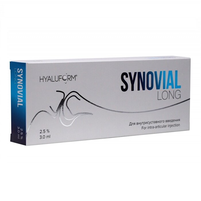 Гиалуформ Синовиаль Лонг 2,5% 3 мл раствор для внутрисуставного введения шприц 1 шт.