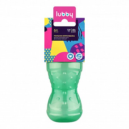 ЛАББИ Поильник-непроливайка с мягк. носиком "Спорт" 230мл (11835)