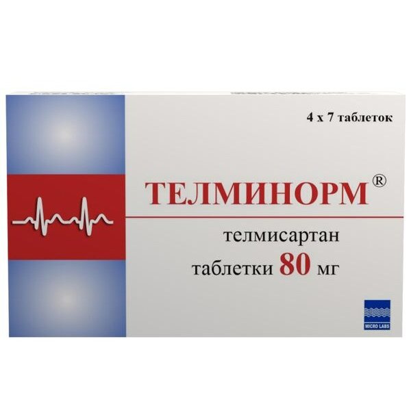 Телминорм таблетки 80 мг 28 шт.
