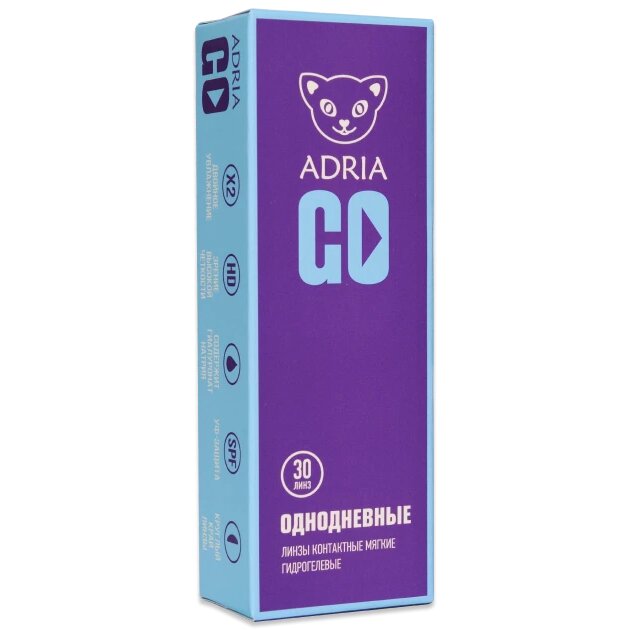 Контактные линзы Adria Go однодневные -2.00/14.2/8.6 30 шт.