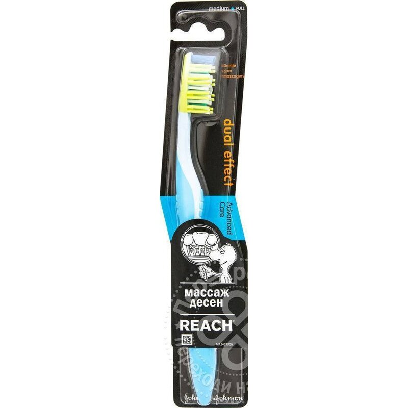 Зубная щетка Reach Dual Effect средней жесткости M+C Schiffer GmbH