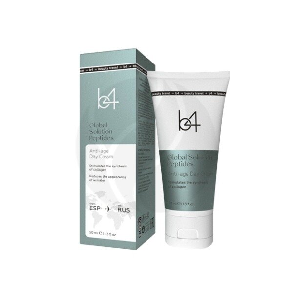 Крем для лица дневной b4 Global Solution Peptides с пептидами 50 мл