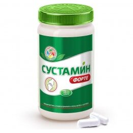 Сустамин форте капсулы для суставов, хрящей, костей 180 шт.