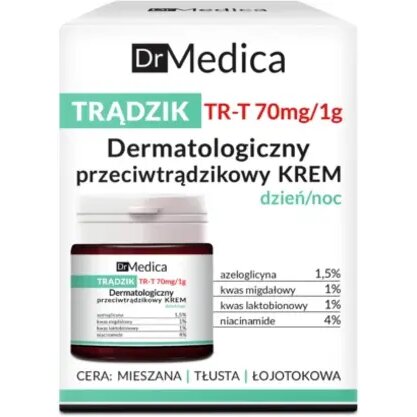 Крем дерматологический дневной/ночной Bielenda dr medica acne анти акне 50 мл