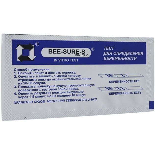 Bee Sure-S Тест для определения беременности 1 шт.