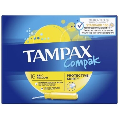 Тампоны Tampax Регуляр с аппликатором 16 шт.