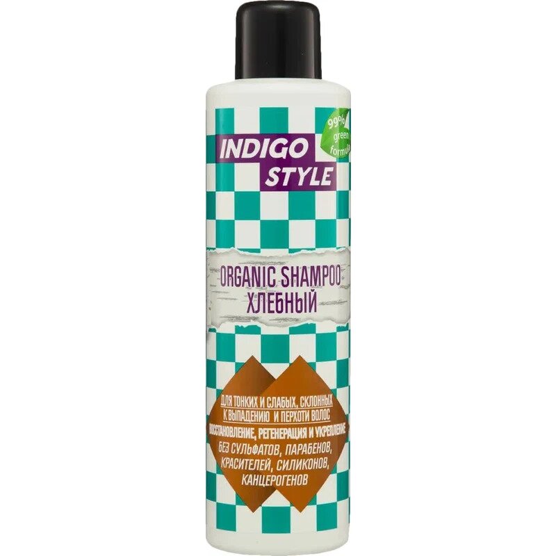 Органик-шампунь для волос Indigo Style Хлебный 1000 мл