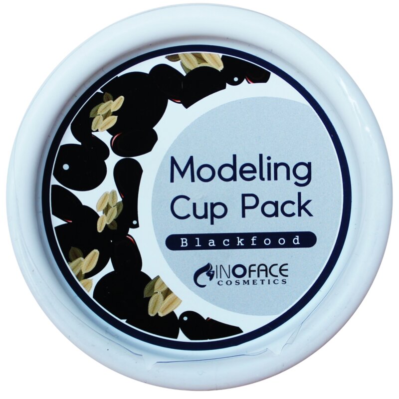 Маска альгинатная Inoface Modeling Cup Pack С древесным углем 18 г 1 шт.