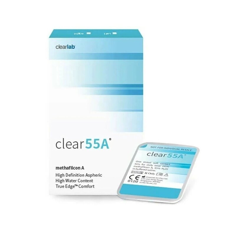 Линзы контактные ClearLab Clear 55A (8,7/-0,50) 6 шт.
