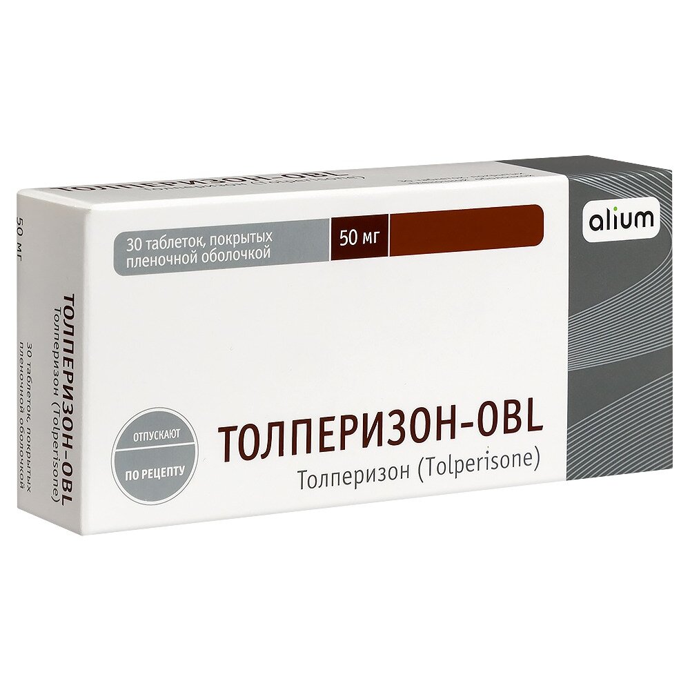 Толперизон-OBL таблетки 50 мг 30 шт.