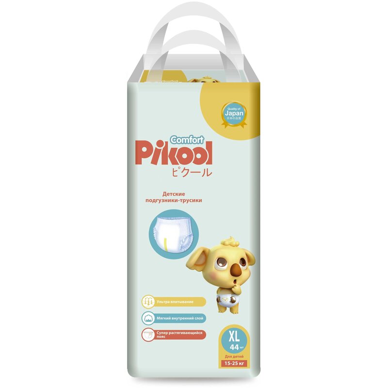 Подгузники-трусики детские Pikool Comfort XL 15-25 кг 44 шт.