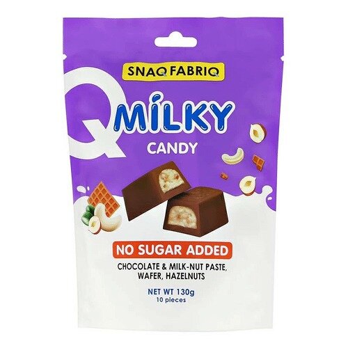 Шоколад молочный Snaq fabriq молочно-ореховая паста/вафля/фундук 130 г