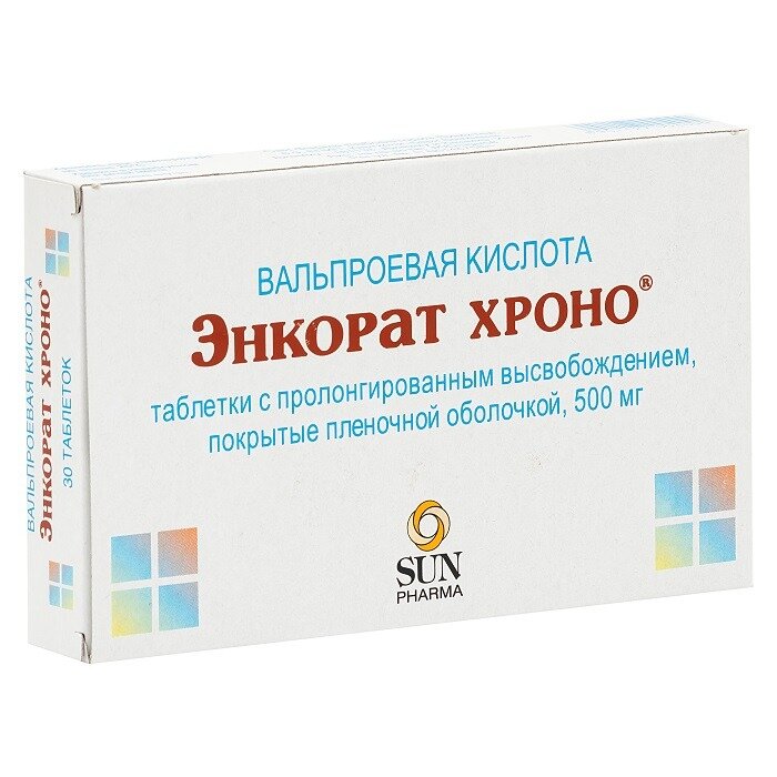 Энкорат Хроно таблетки пролонгированного действия 500 мг 30 шт.