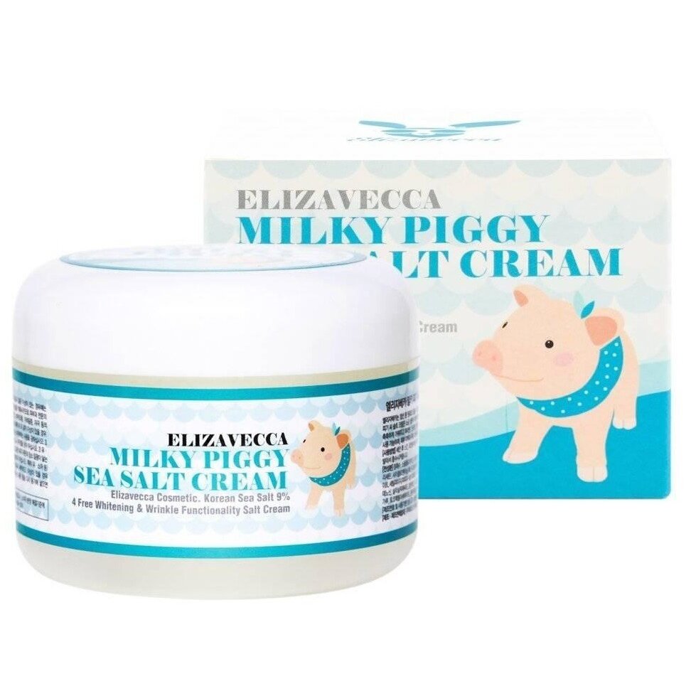 Крем с коллагеном и морской солью омолаживающий Elizavecca Milky Piggy Sea Salt Cream 100 мл