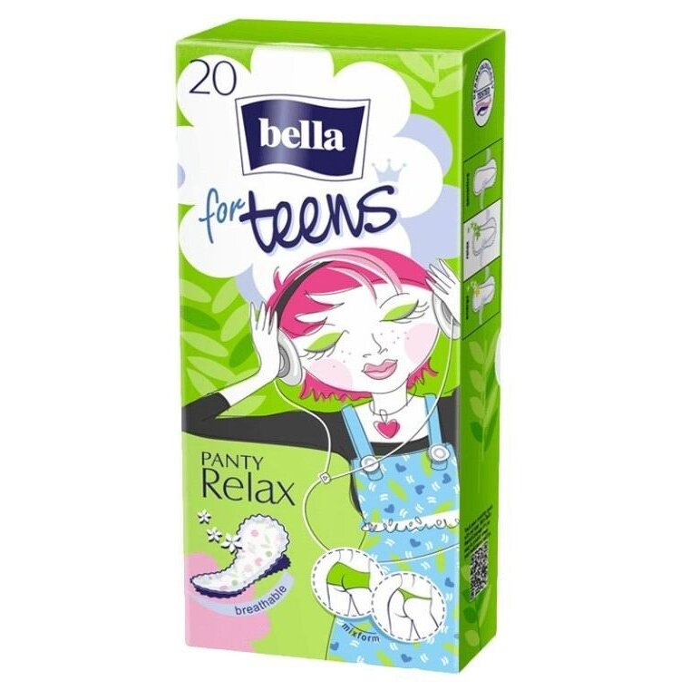 Прокладки ежедневные Bella Ultra Relax For Teens для подростков 20 шт.