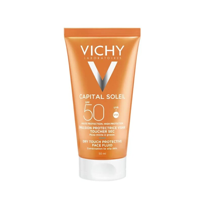 Эмульсия для лица Виши (Vichy) Capital Soleil SPF 50 матирующая 50 мл