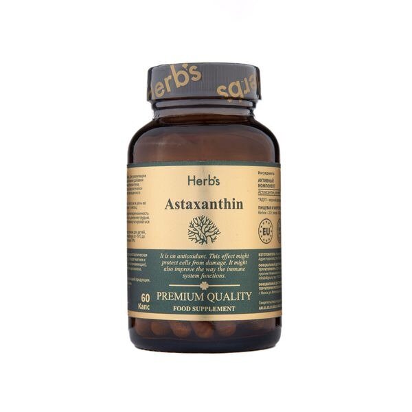 Астаксантин Herb`s капсулы 364 мг 60 шт.