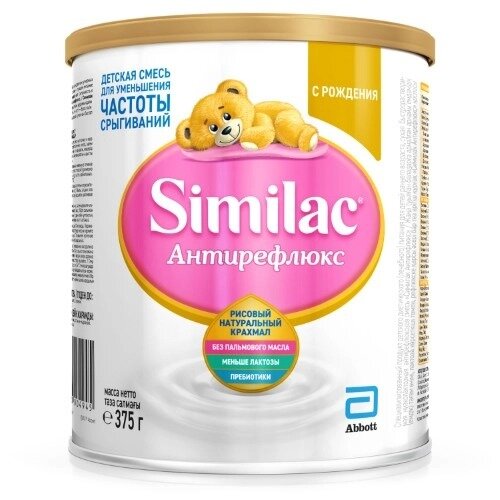 Similac Антирефлюкс Смесь сухая с 0 мес., 375 г